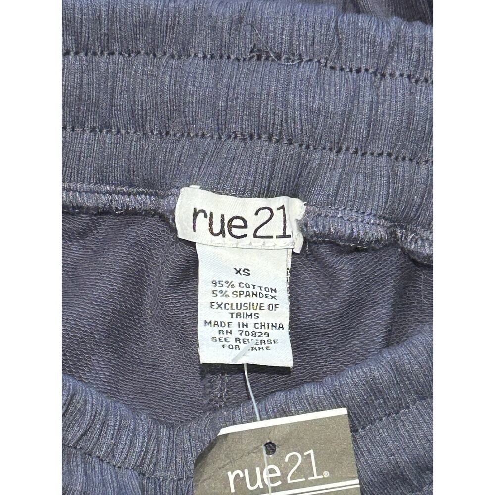 NWT Rue21 Navy Blue Flared Sweatpants Junior's size XS - Picture 6 of 7